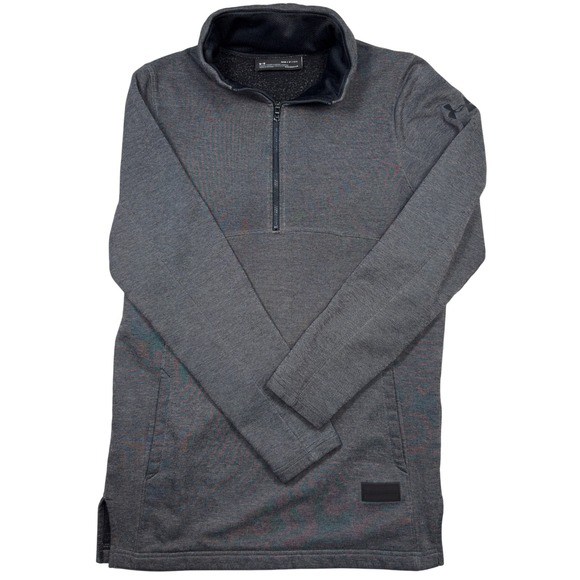 Under Armour Other - Under Armour Quarter Zip Pullover Size Small ColdGear Fitted Gray 1311210